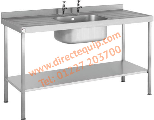 Stainless Steel Single Bowl Double Drainer Sink